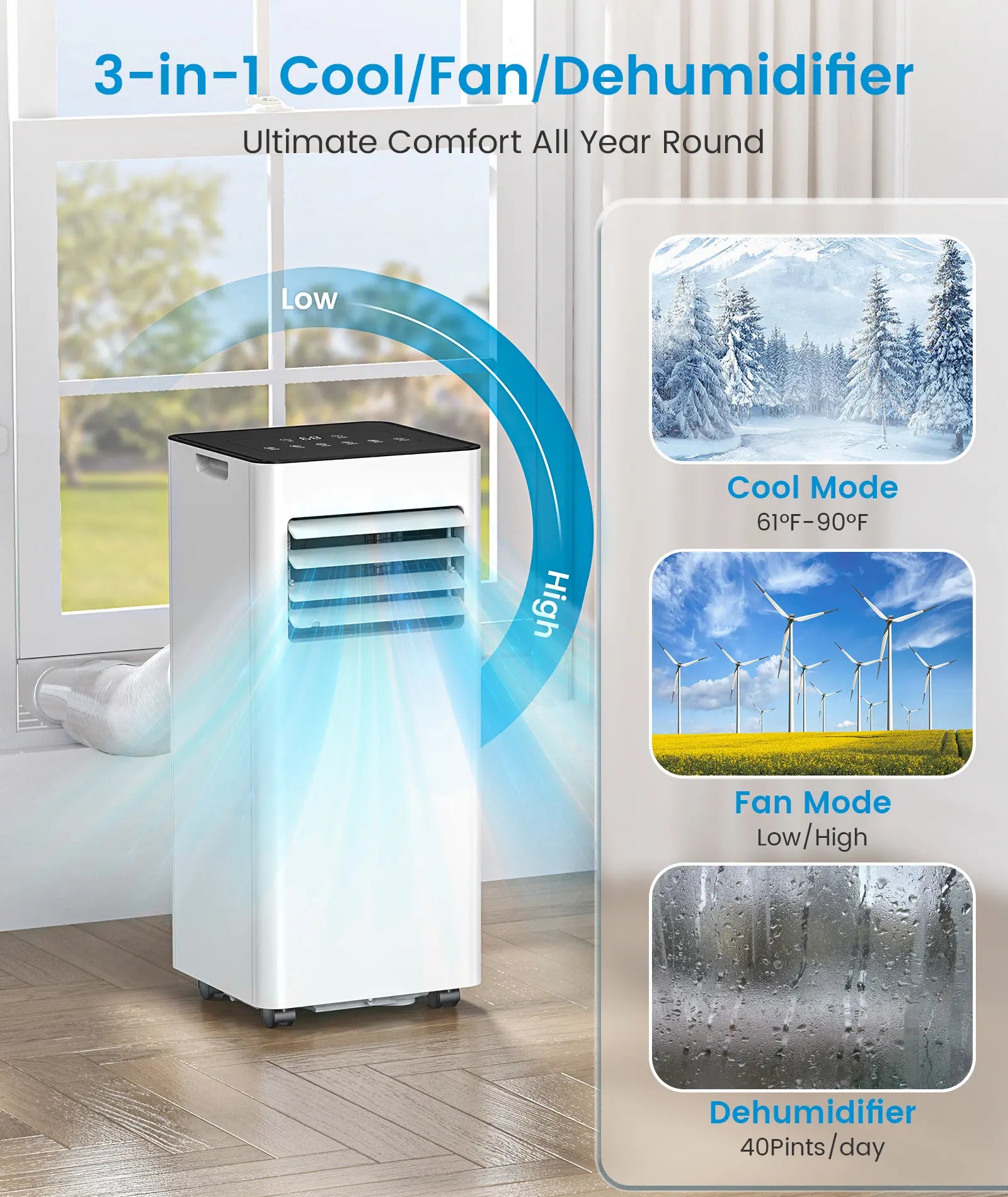 Portable Air Conditioners 8,000/10,000 BTU